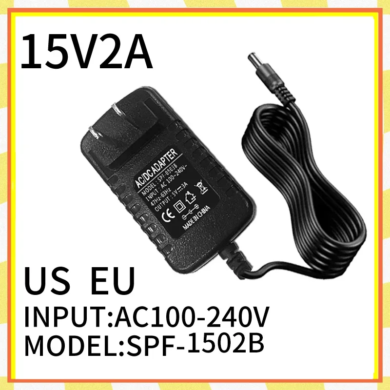 1PCS AC110-240V DC 15V2A Nnew electronic power adapter converter Turtle shell Semi