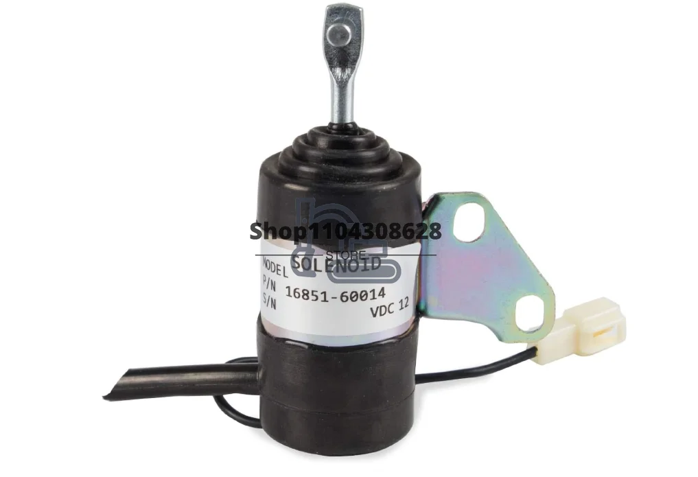 

12V 052600-4531 Fuel Shutoff Solenoid Valve 052600-4530 16851-60014 for Denso Kubota RTV900 BX1800D Z482 Z602 D722 D782