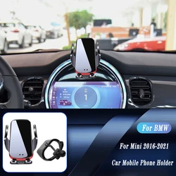 Car Wireless Charger Auto Mount Phone Holder For Mini Cooper Countryman F54 F55 F56 F60 Adjustable GPS Navigation Bracket