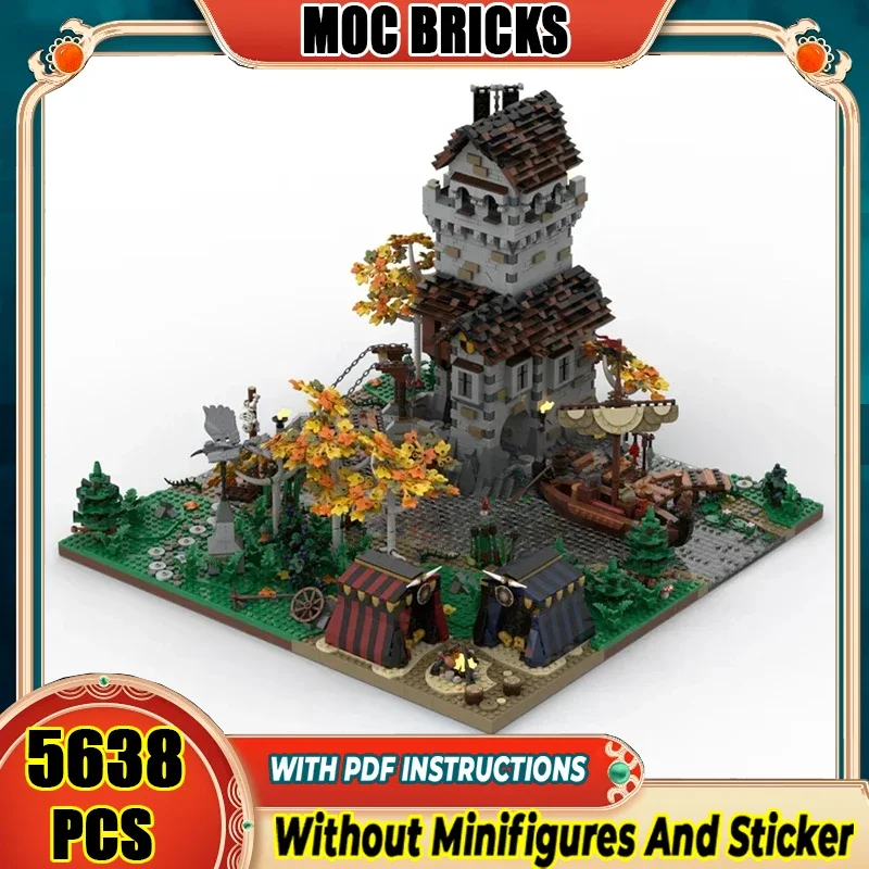 

Medieval Street View Model Moc Building Bricks Crow Kingdom Border City Modular Technology Blocks Gift Toy DIY Sets Assembly