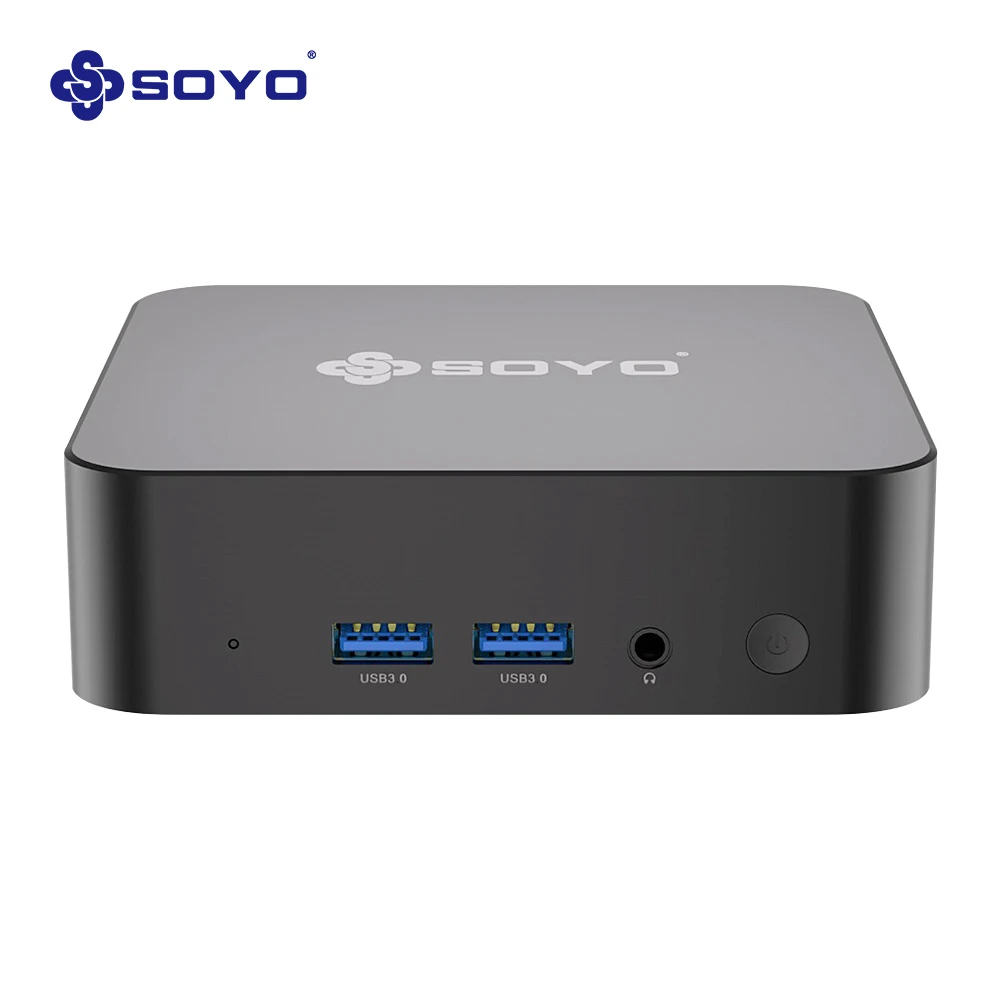 SOYO M4 Pro Mini PC Intel Twin Lake-N150 Windows 11 Pro Mini PC 16GB DDR4 512GB NGFF M.2 SSD WiFi 6 BT5.2 Desktop Computer