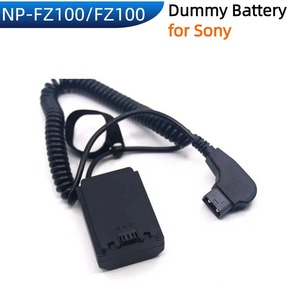 Adaptador de Batería Ficticia NPFZ100 D-Tap a Acoplador de CC FZ100 para Sony Alpha A7IV A7RIII A7 III ILCE-7M3 ILCE-7M3K A7M4 A9 A9M2 FX3