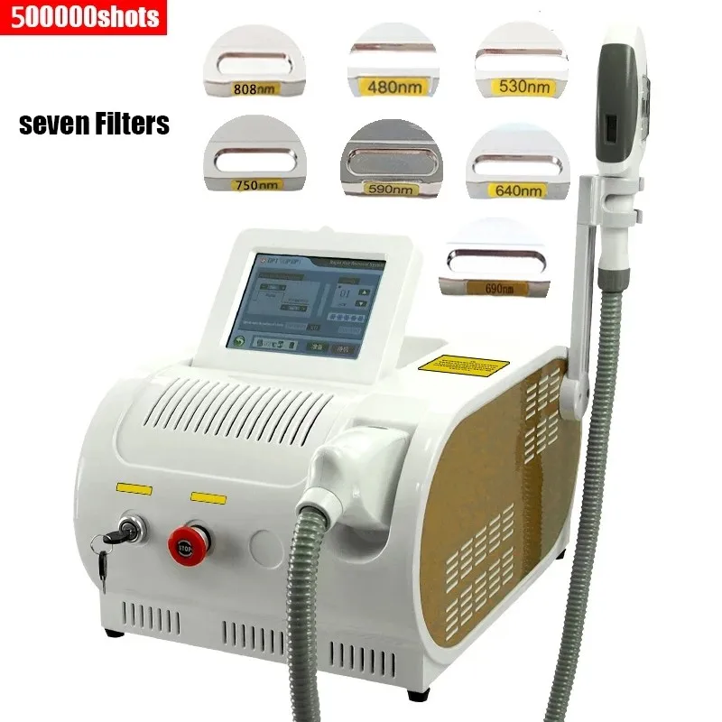 Opt  Lpl Laser Hair   480/530/590/640/690/750/808nm Permanent Painless Skin Care Rejuvenation Beauty Instrument