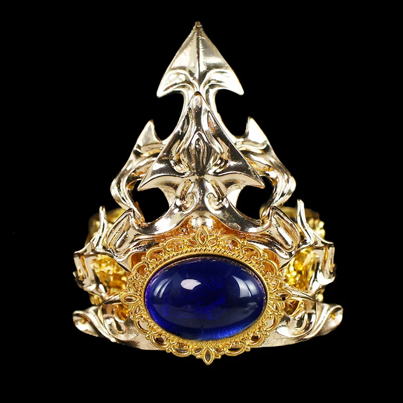 Accessori per la corona dei capelli del guerriero dell'espadaccino antico cinese Film cinesi di Kung Fu Fighter Prince Cosplay Hanfu Festa di Halloween