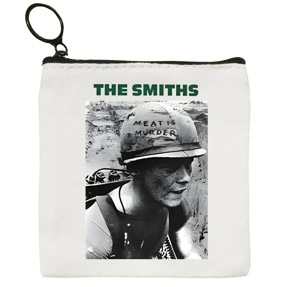 The Smiths Coin Purse, Morrissey 1980 Canvas Bag, Rock Small Square Bag, A rainha está morta Key Bag, Saco de cartão de armazenamento