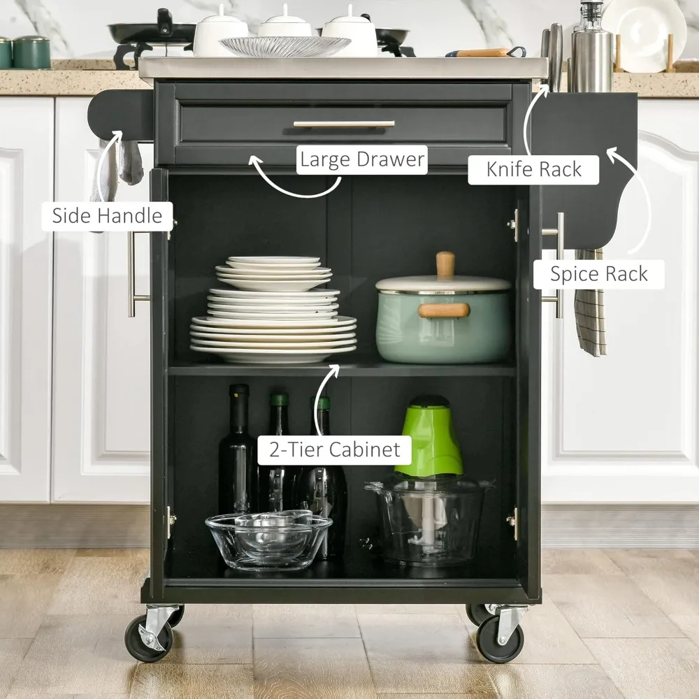 Thumbnail 3 - #4 Trending Kitchen Island Carts Right Now