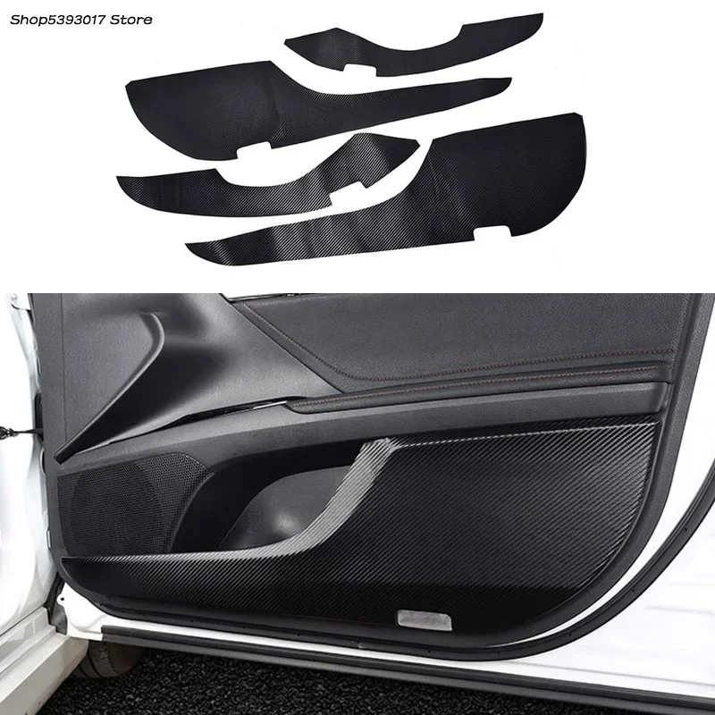 

Car Co-pilot Anti-Kick Pad Storage Box Door Anti-kick Protection Decorative Pad Mat Car For Toyota Camry 2018 2019 2020 2021