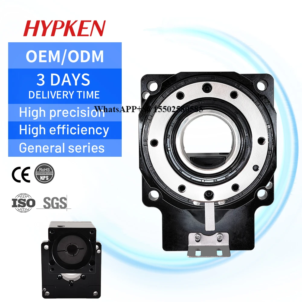 

Heavy Load Hollow Rotary Platform Direct Drive Turntable Electric Rotary Indexing Reducer Servo Motor Turntable Divider