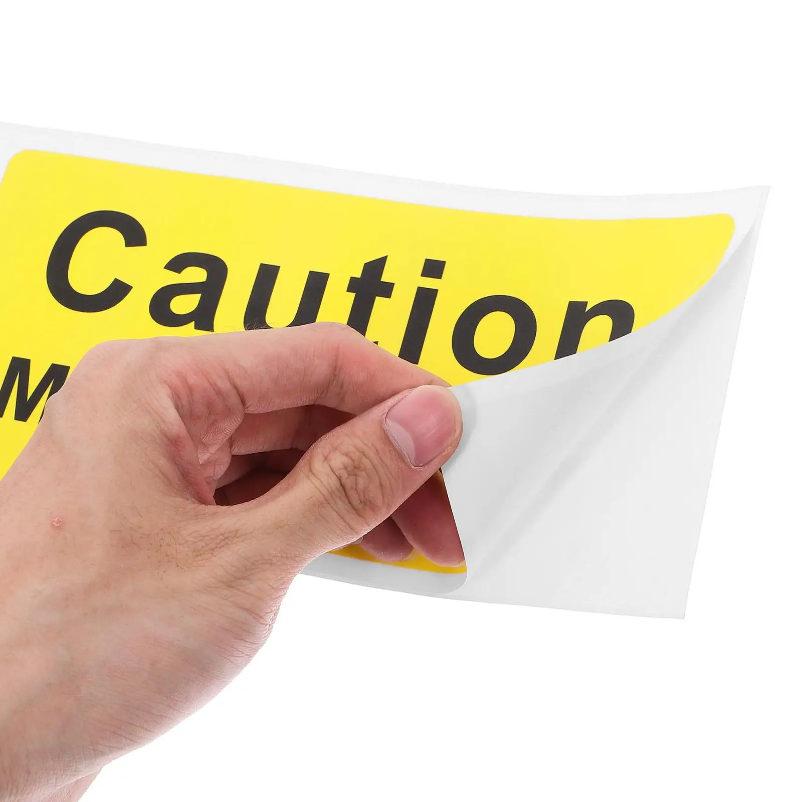 Self Adhesive Safety Signs Waterproof Warning Stickers the Step PVC Traffic Sign Watch Your Step Floor Decals Stair