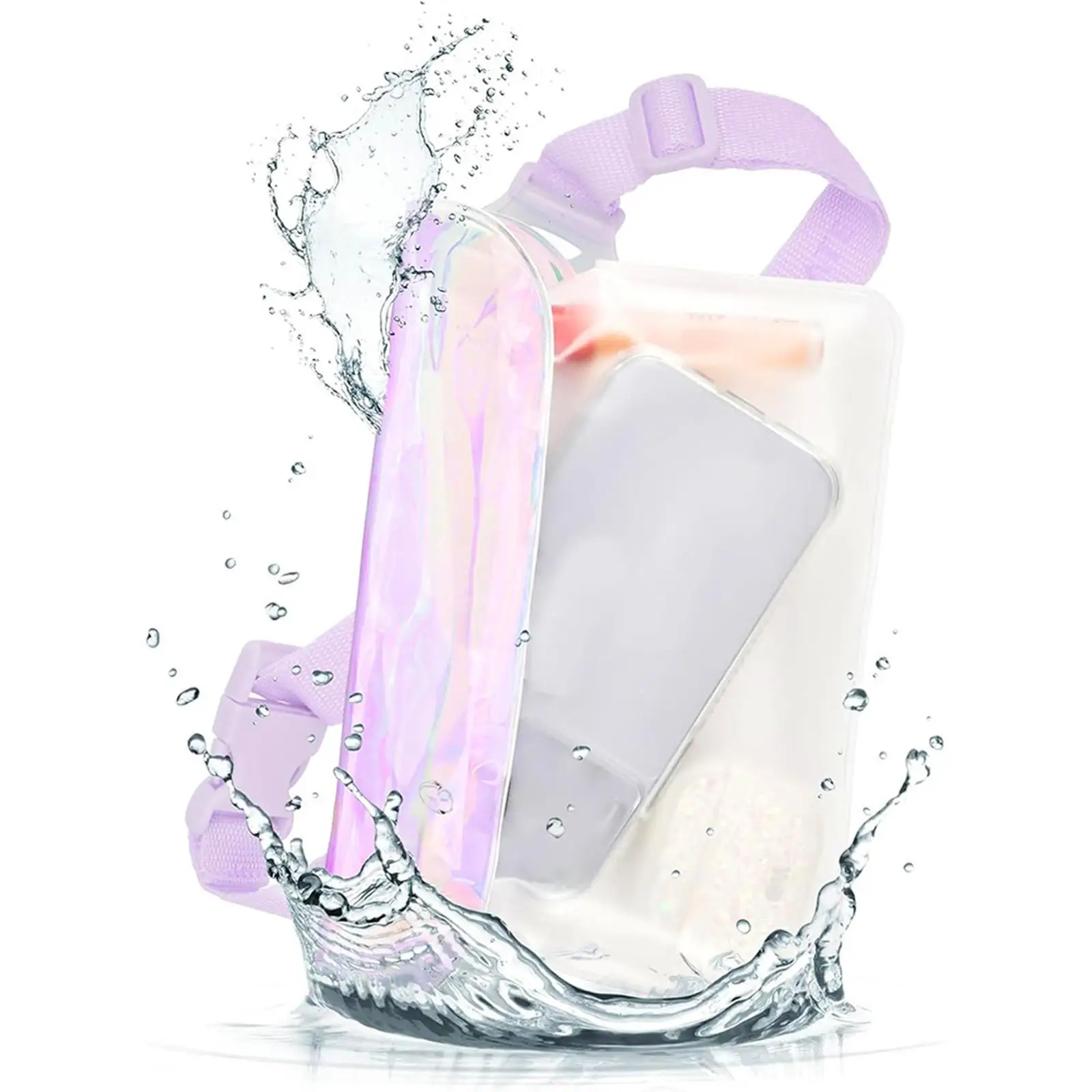 Fanny Pack Float Bag Waist Pack Touch Screen Waterproof Dry Bag Waterproof Bag for Kayaking Rafting Camping Drifting Swimming