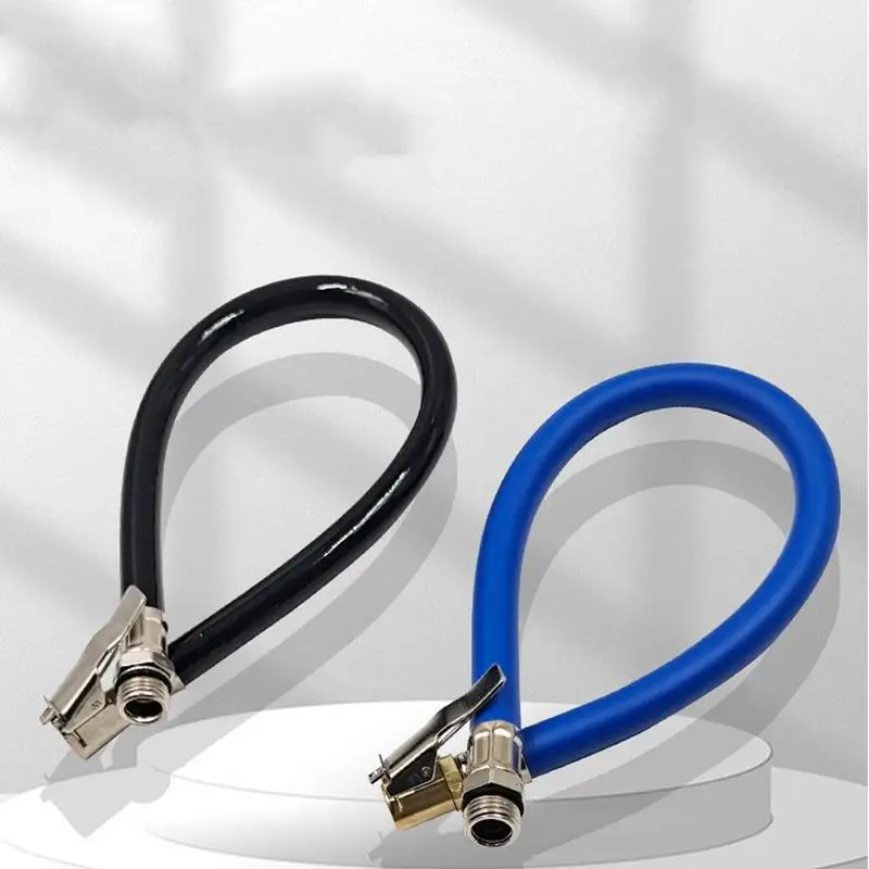

1pcs Tire Inflator Hose Tyre Hose Portable Air Compressor Pipe Rubber Air Rubber Hose for Car Motorbike Accessories