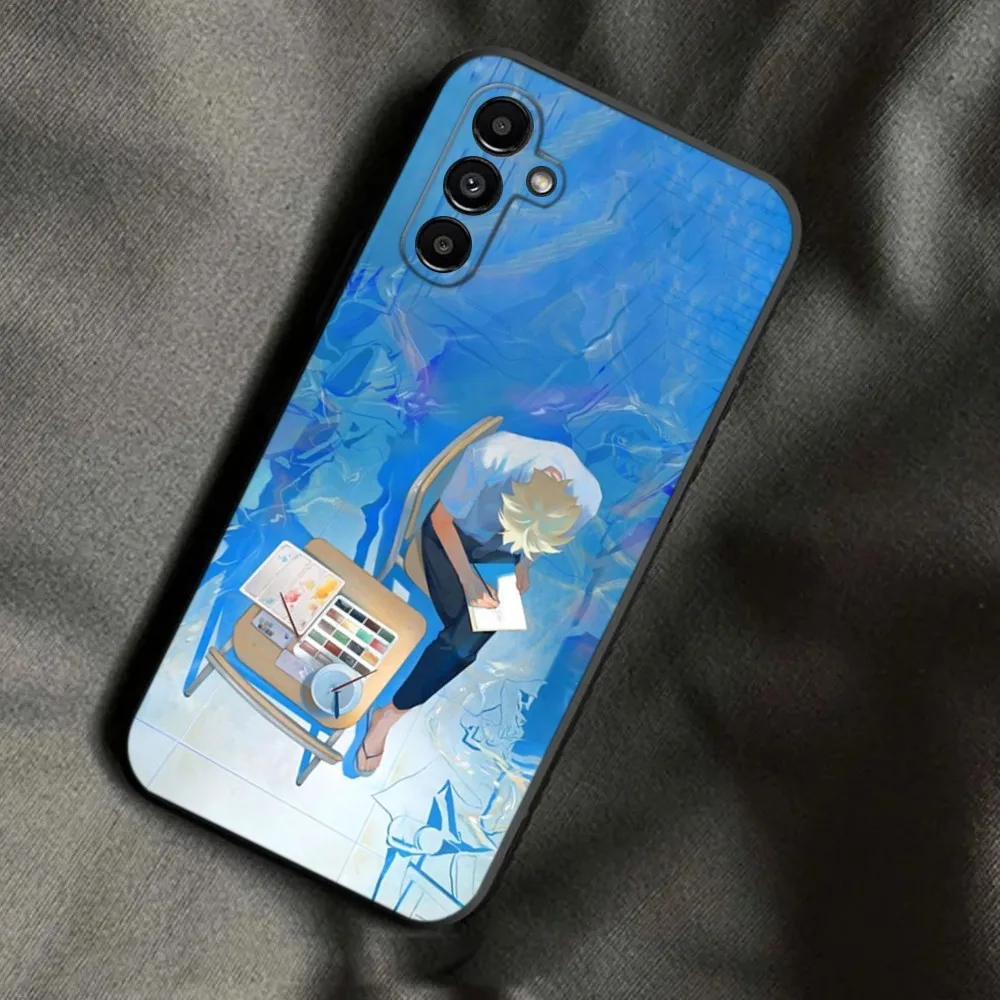 Anime Blue Period Yatorayaguchi  Phone Case For Samsung Galaxy A13,A21s,A22,A31,A32,A52,A53,A71,A80,A91 Soft Black Phone Cover