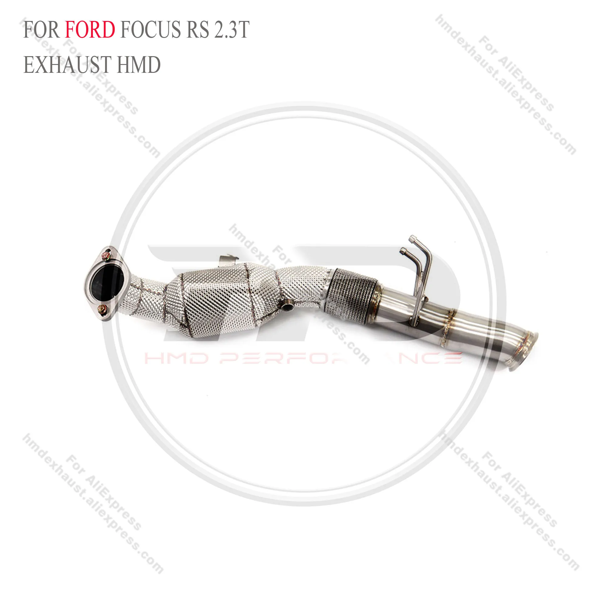 

HMD Exhaust System High Flow Performance Downpipe for Ford Focus RS 2.3T With Heat Shield