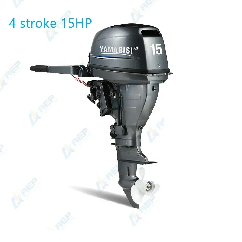 

Look! Popular YAMABISI 15HP 4 Stroke Long Or Short Shaft Boat Engine Outboard Motors AYF15