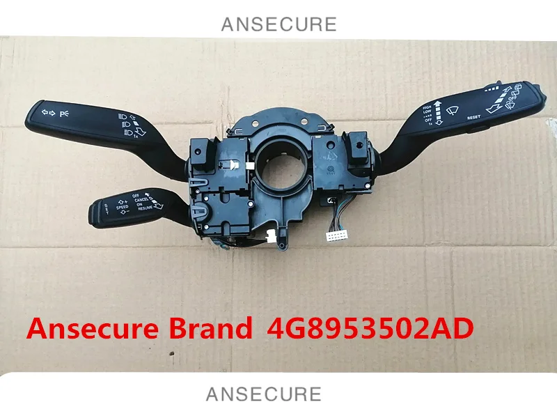 Brand  Steering Wheel Multifunction Switch Lever Column Cruise Control Switch For Audi Q5 A4 S4 RS4 2013-2015 4G8953502AD