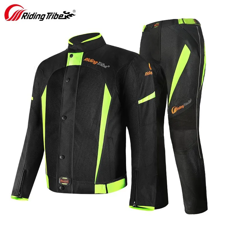 

New Winter and Summer Waterproof Motorcycle Riding Suit Set, Anti Fall, Warm, Breathable Motorcycle Suit