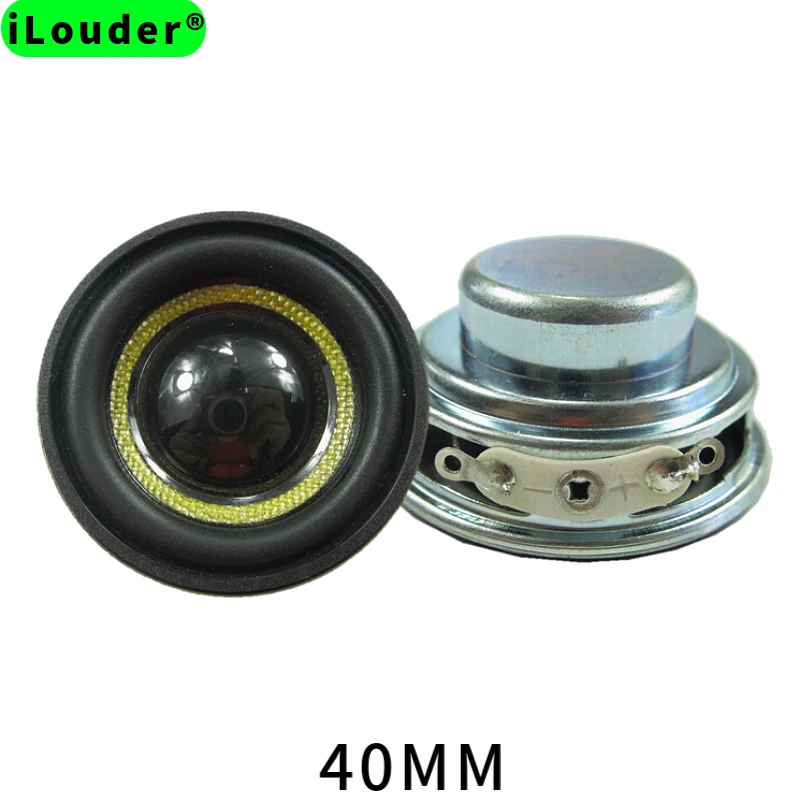 Best Factory Fiberglass Rubber Edge Iron frame Full Range Speaker 40MM RMS Power 5W 4Ω/8Ω Optional 87DB Neodymium-Magnet Speaker
