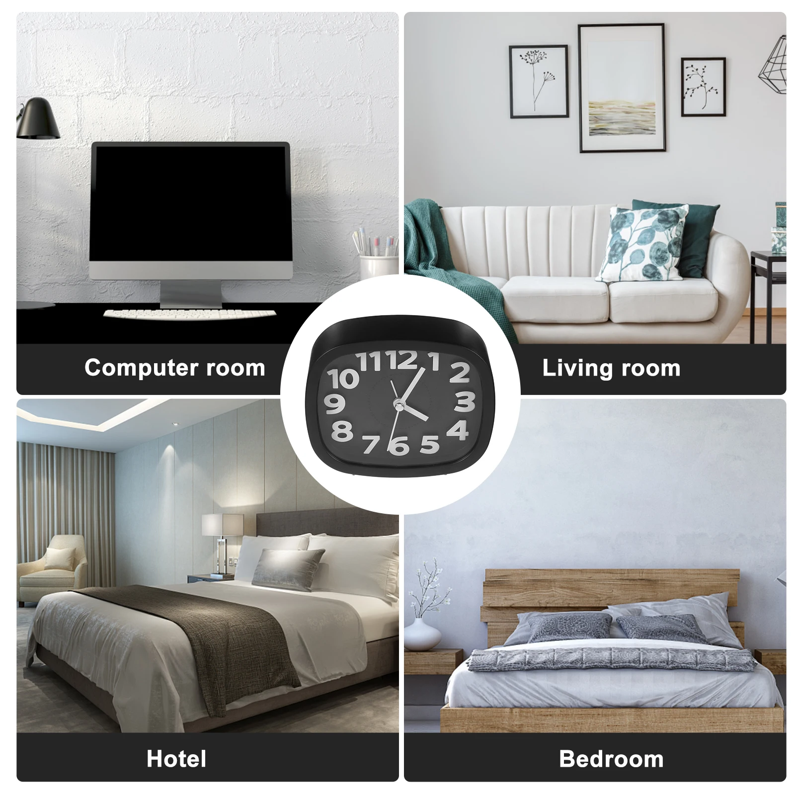 

alarm clock quartz alarm clock quartz clock square alarm clock desktop alarm clock