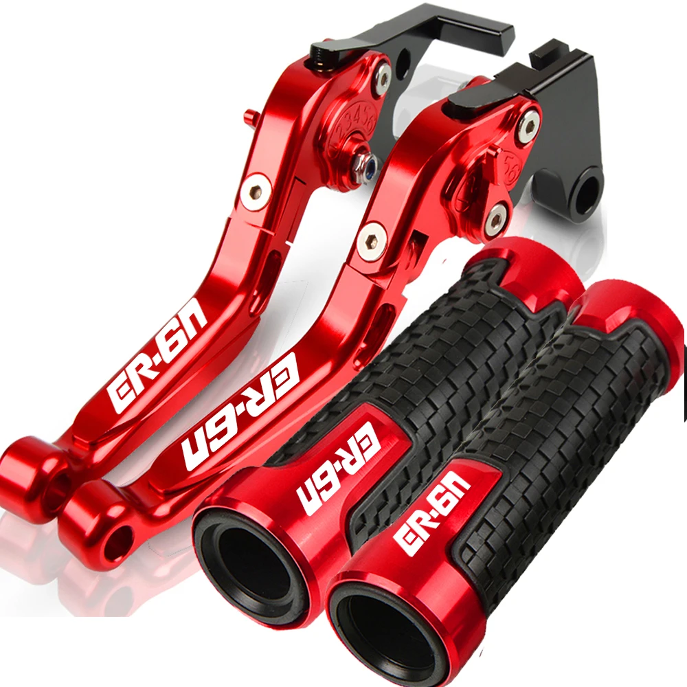 Motorrad CNC Bremse Kupplung Hebel Lenker knöpfe Griff Grip Für KAWASAKI ER6N ER 6N 6F 2009-2017 2016 2015 2013 2014 2012 ER6