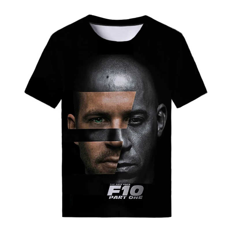 Summer Fast and Furious T-Shirts 3D Printed Streetwear Men Women Fashion Oversized Short Sleeve T Shirt Kids Tees Tops Clothing