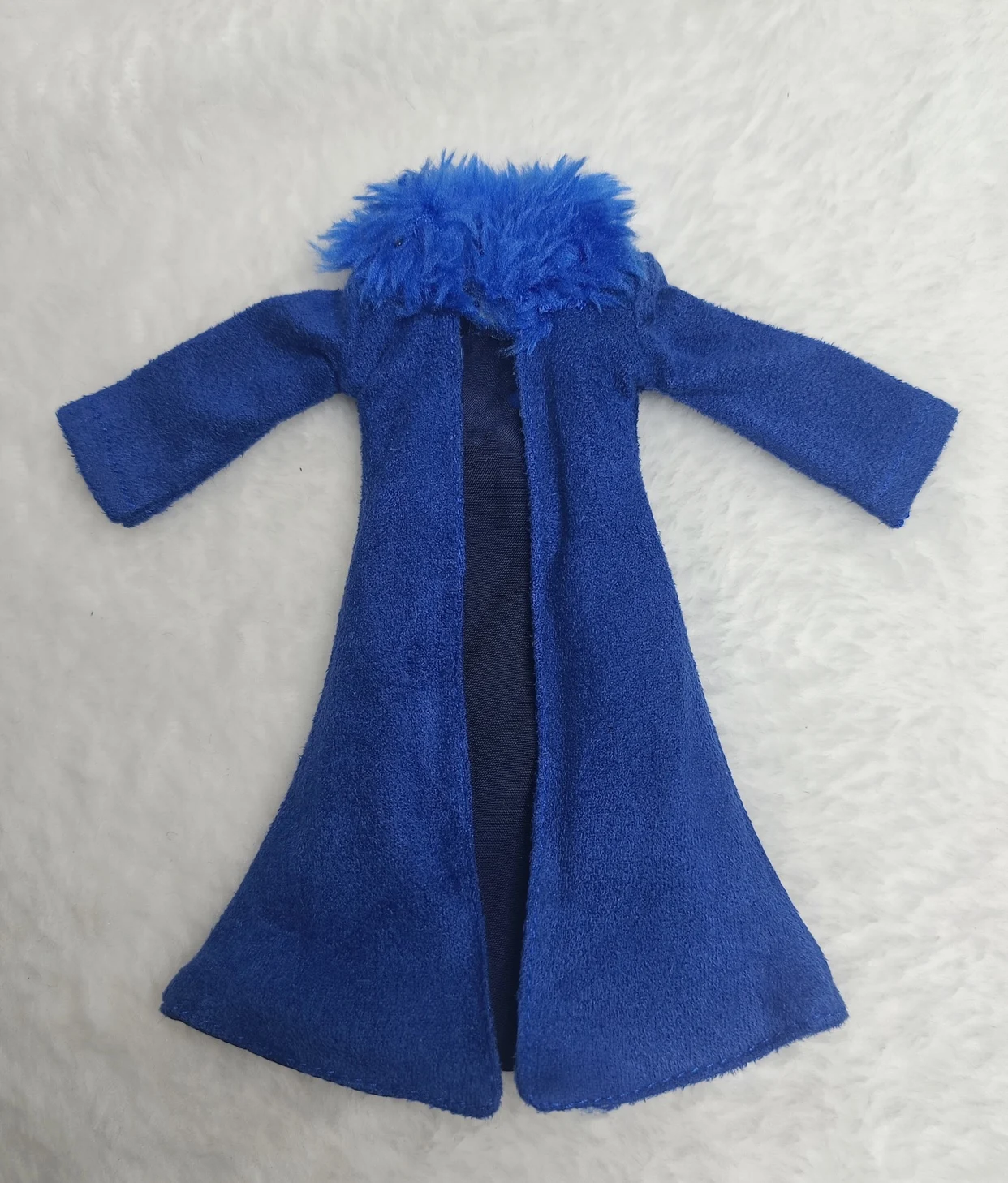 【High Quality] shf 1/12 Scale Pirate Series Trafalgar Ro Blue Fur Collar Long Windbreaker Stylable Cloak for 6" Action Figure