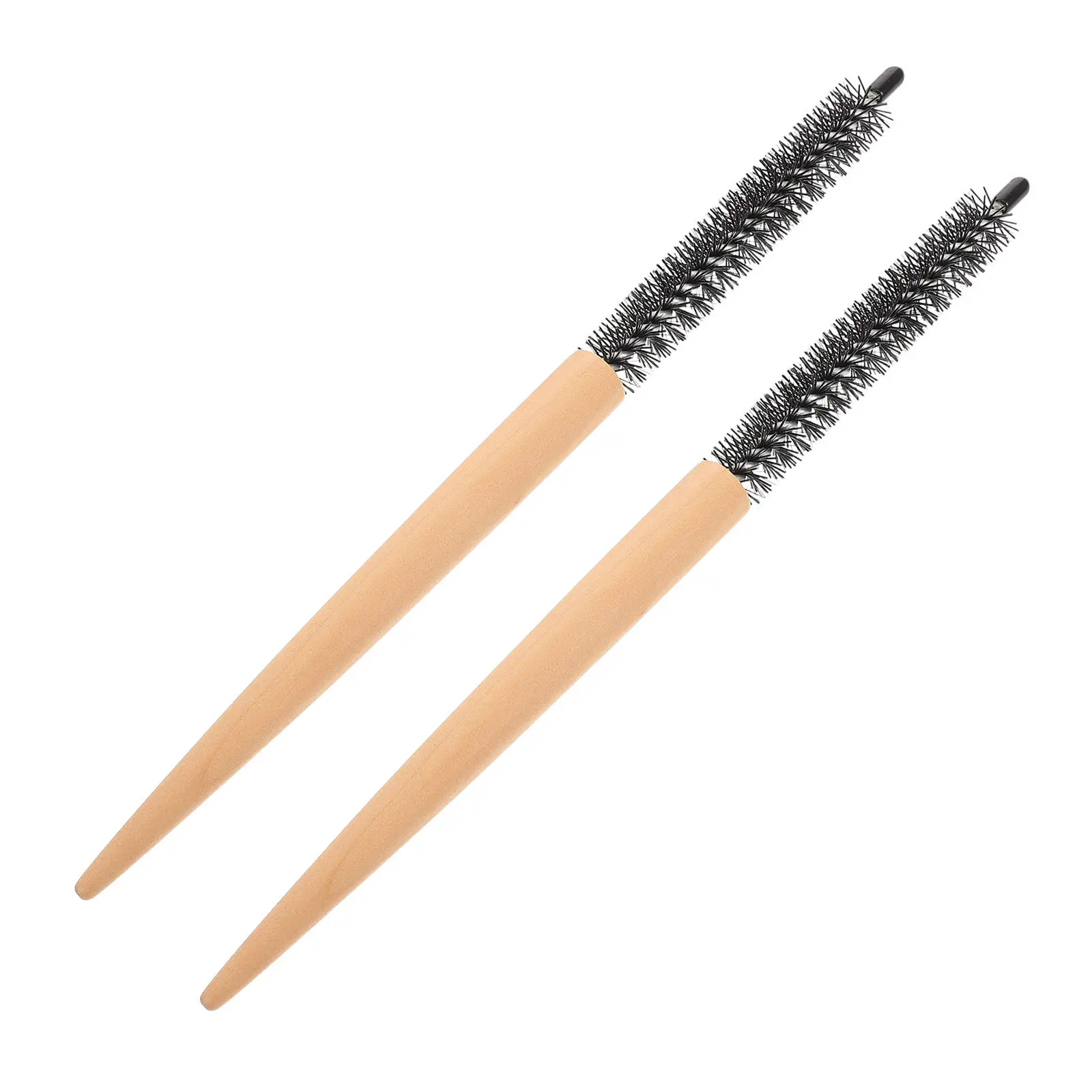 2Pcs Compact Fine Tooth Teasing Brush for Root Volumizing Backcombing Lifted Bangs Travel Friendly Hair Rat Tail Brush Small