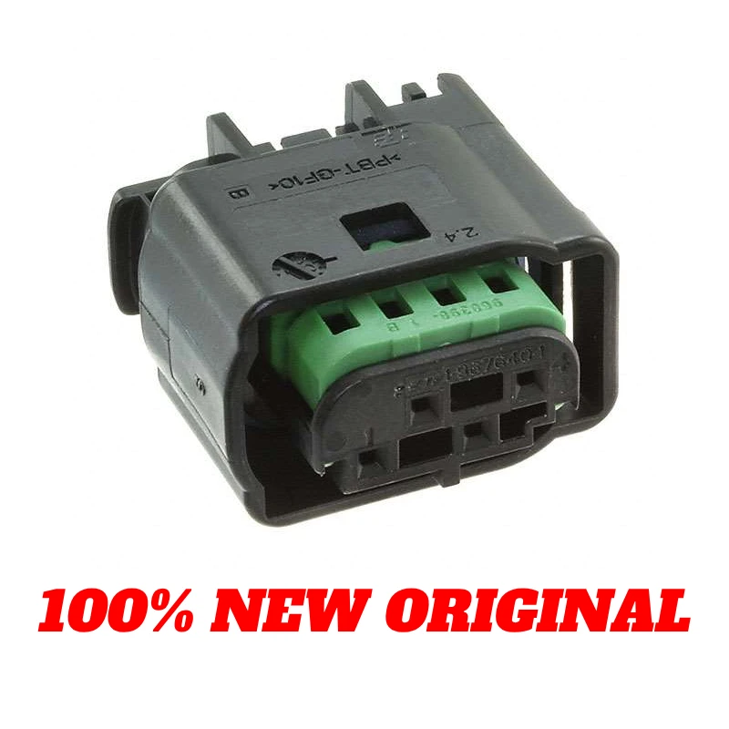 10PCS 1-967640-1,Housing for Female Terminals,Wire-to-Wire,4P,Wire & Cable,Signal,MQS Series,Connector Housing,2-967640-1