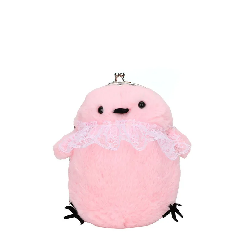 Women New plush cute shoulder bag girl doll Cute Chick Accessory Bag Ladies plush crossbody bag