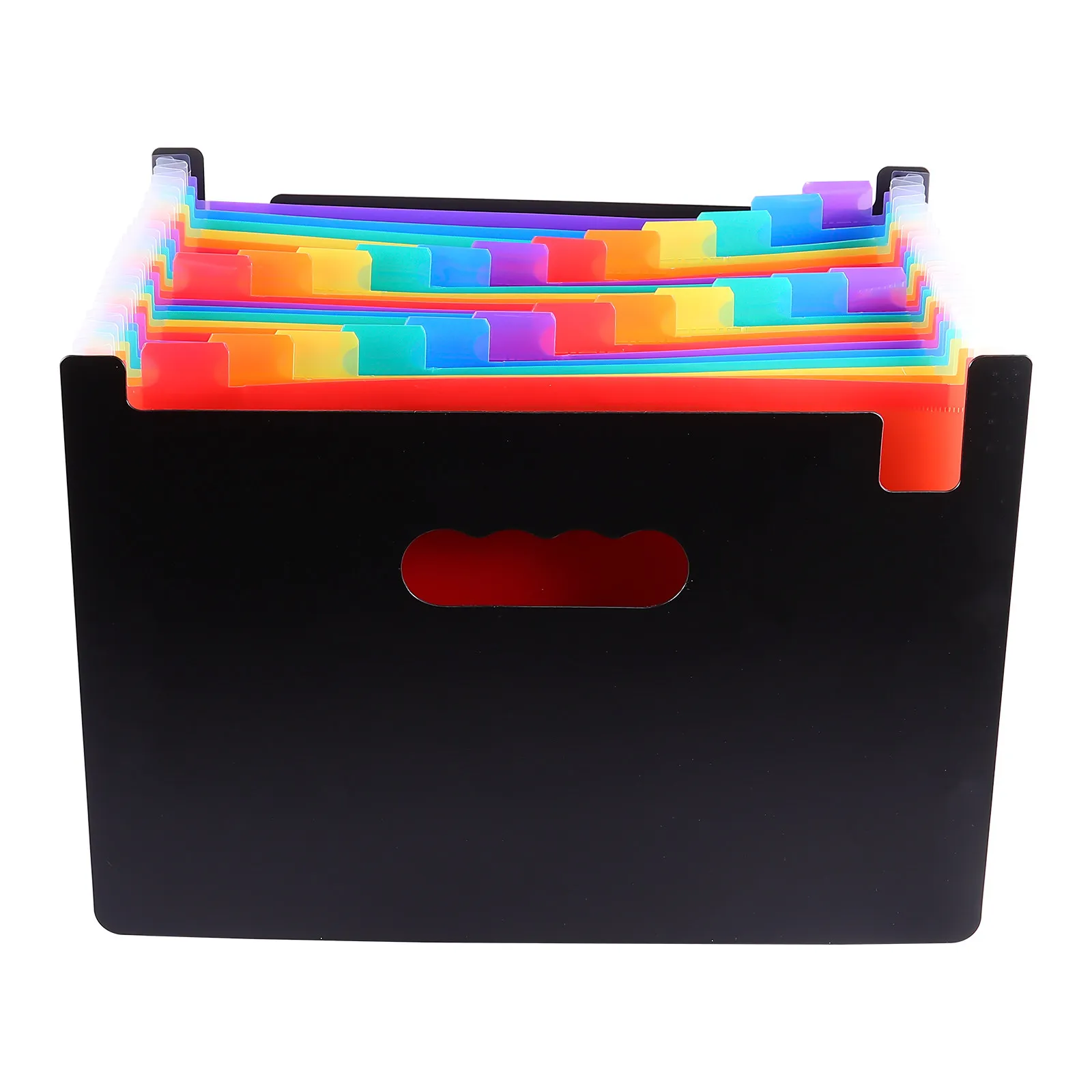 

1Pcs File Folder 24-Layers Large Capacity Expanding Document Organizer Plastic Paper Storage Holder Office Document Organizer