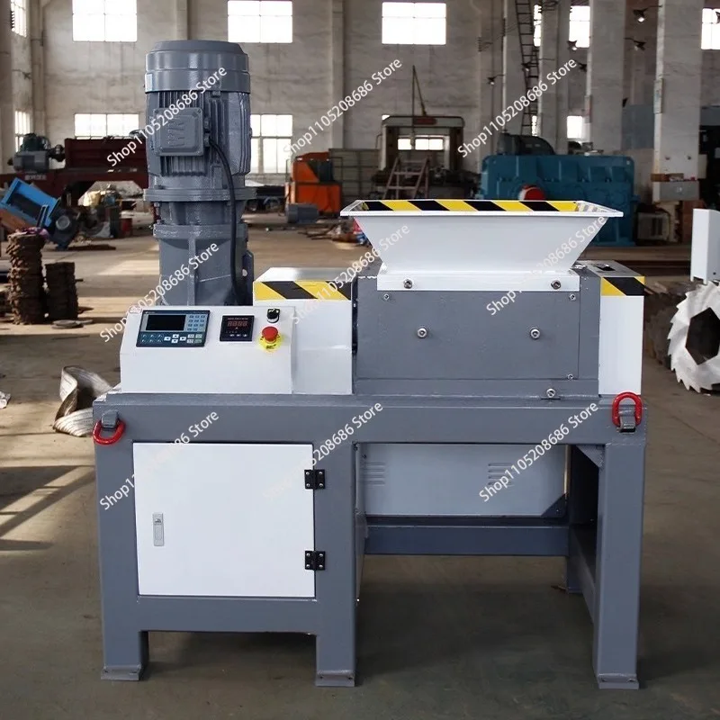 330 Type Hydraulic Single Axis Shredder Industrial Crusher, Film Woven Bag Garbage Machine Head Material Crusher