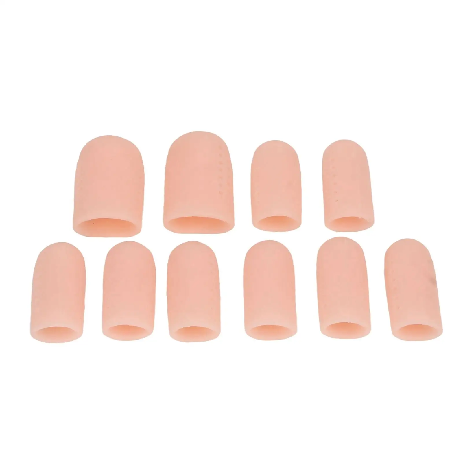 Silicone Dedo Toe Sleeve, alívio da dor, milho Blister, calos