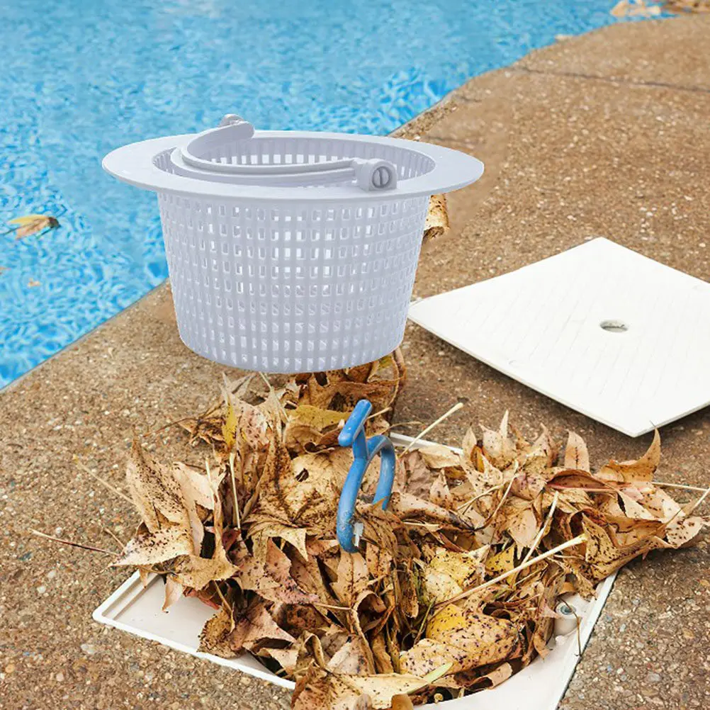 2Pcs Pool Skimmer Basket Compatible with Most Skimmers Above Ground in-Ground Pools High Efficiency Filtration Basket Pool