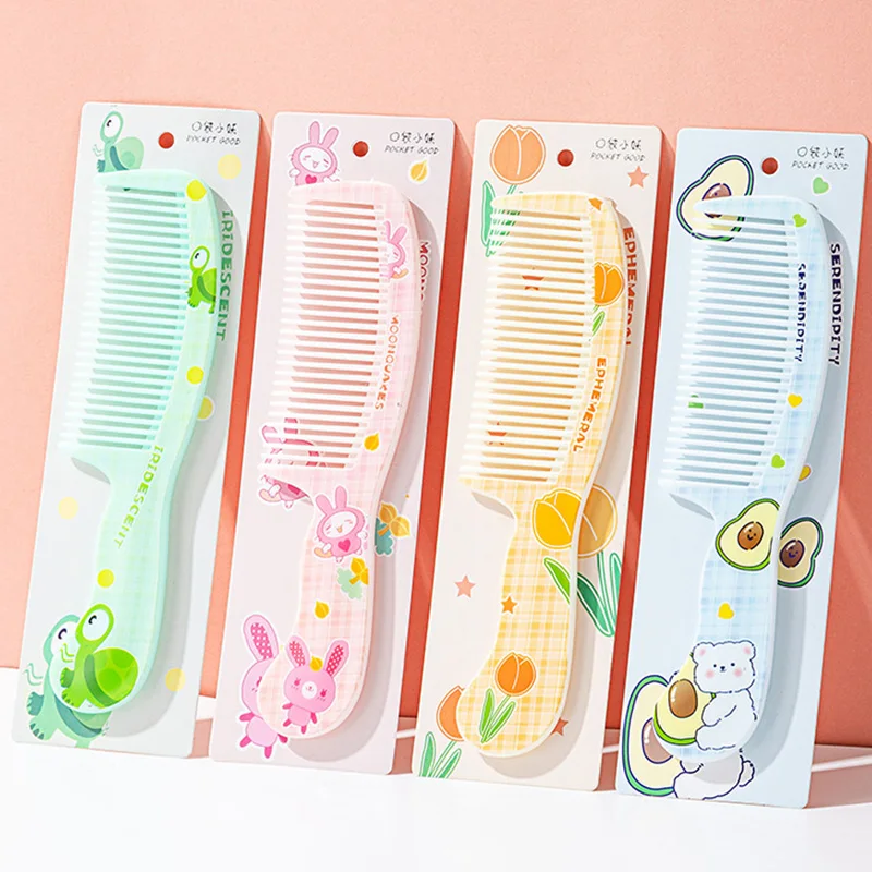 

Милая мультяшная детская расческа для матери и детей, расчески для ребенка, портативная распутывающая щетка для волос, инструменты для ухода за здоровьем, аксессуары для девочек