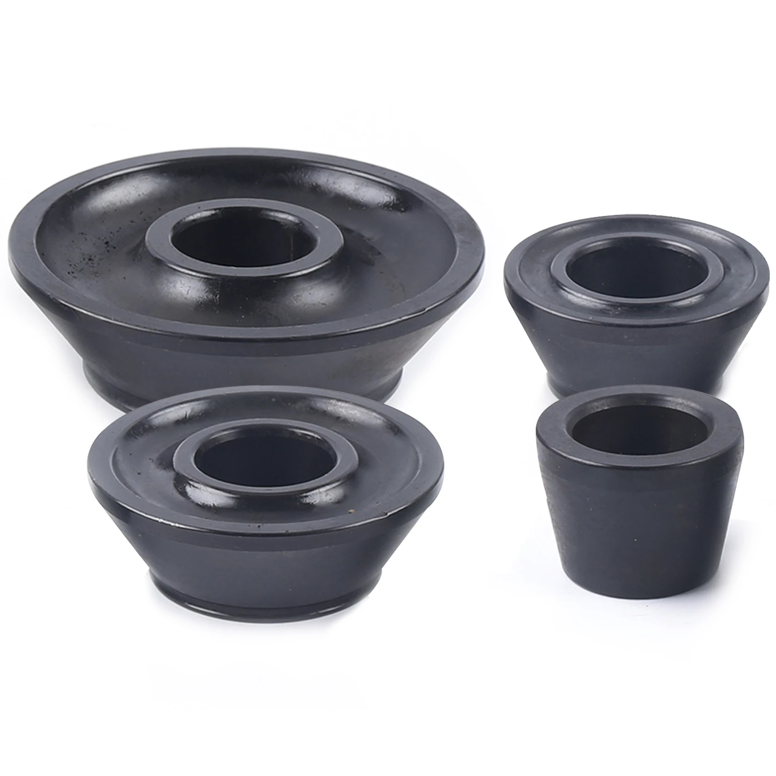 Black Cast Steel 4X Wheel Balancer Cone Kit Inner Diameter 40MM For Cars Motorhomes Off-road Vehicles