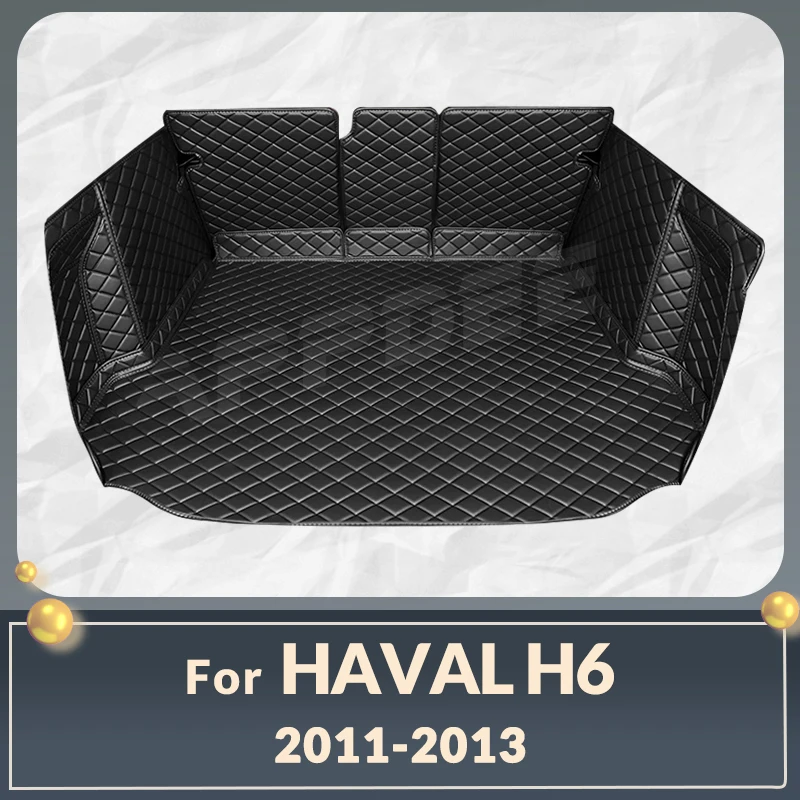 

Auto Full Coverage Trunk Mat For HAVAL H6 2011 2012 2013 Car Boot Cover Pad Cargo Liner Interior Protector Accessories