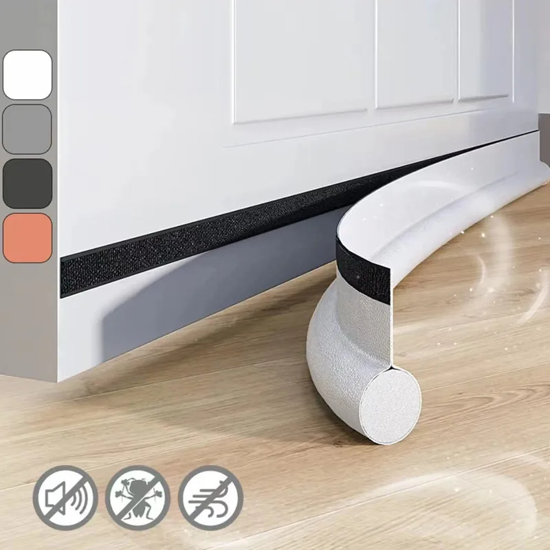 

Самоклеящаяся уплотнительная лента длиной 96 см внизу двери, пенопластовый кожаный наполнитель под дверью, чтобы предотвратить ветер и насекомые