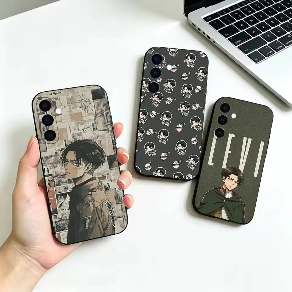Levi Ackerman Phone Case For Samsung Galaxy A73,A72,A71,A70,A53,A52,A51,Others Soft Black Cover