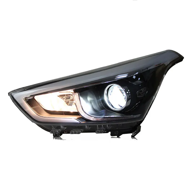 Car Headlight For Hyundai  IX25 2014-2018 Front Light DRL Head Lamp Dynamic LED HID Lens Auto Tool Accessories