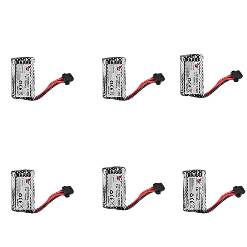 Części zamienne do szybkiej łodzi zdalnie sterowanej HJ820, bateria 7.4V 700mAh, kabel USB, akcesoria zamienne do motorówki RC HJ820