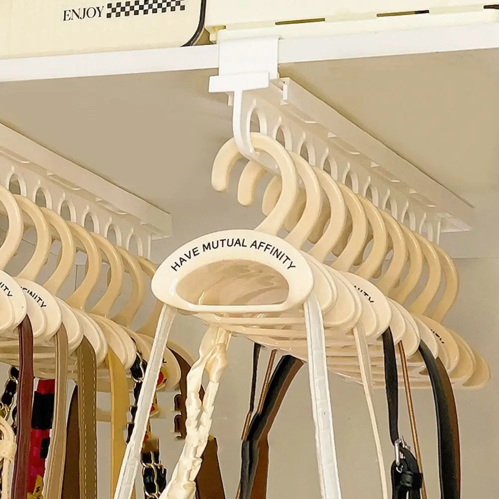 Taschenaufhänger für Closet Organizer Kleiderschrank Handtasche Organizer Kunststoff Seidenschal Totebag Hängendes Lagerregal Taschenaufhänger Haken