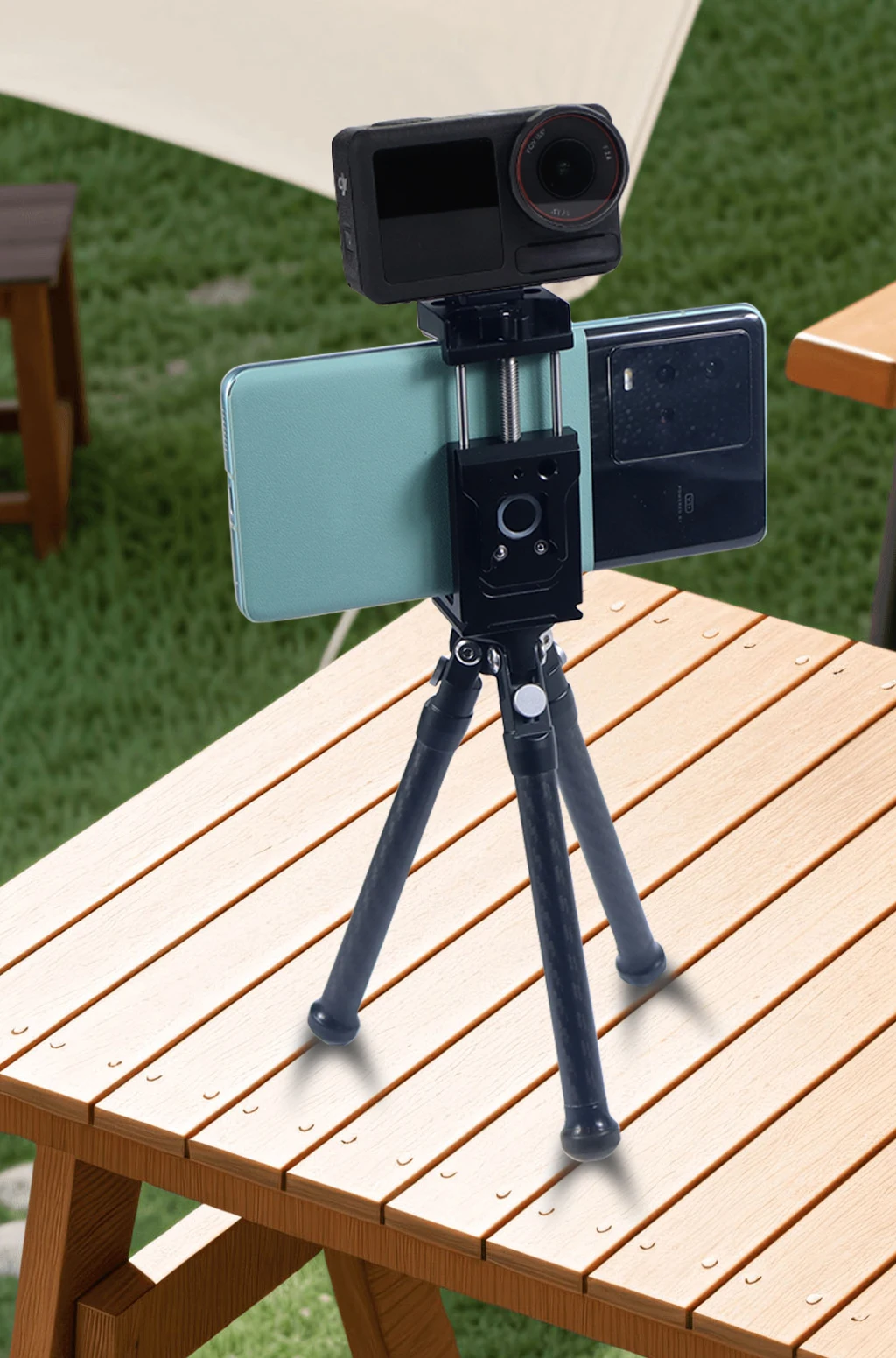 Universal Mobile Power Bank Halter SSD Halterung Clamp 53-83mm Quick Mount Kalten Schuh für DJI Mic SLR Kamera telefon Stativ Vlog Clip – Detail 30