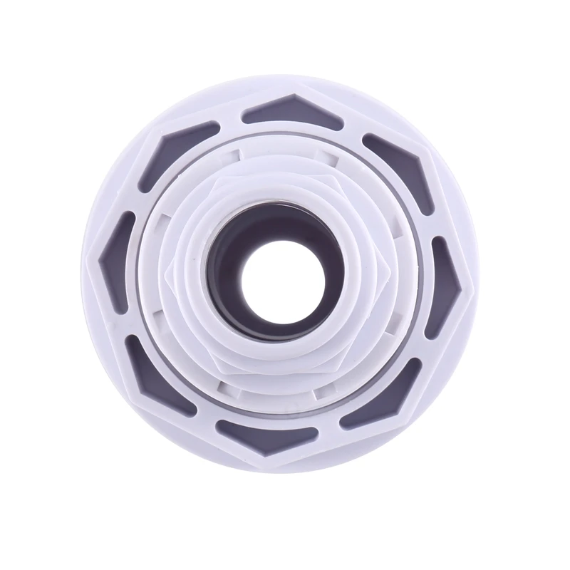 2Pcs Above Ground Pool Complete Return Jet Fitting Gasket & 1-1/2Inch Male Hose Adapter & Nut 3/4Inch Eyeball Outlet