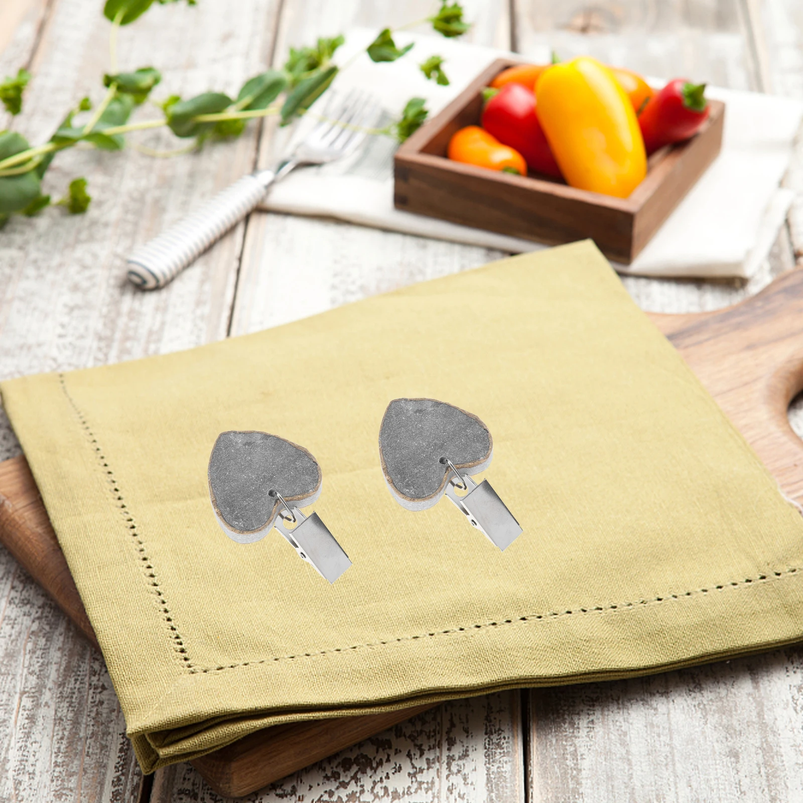 

Marble Tablecloth Weights Clamps Clip Holders Decorative Stone Aluminum Alloy Waterproof Rustproof Gifts Home Supplies