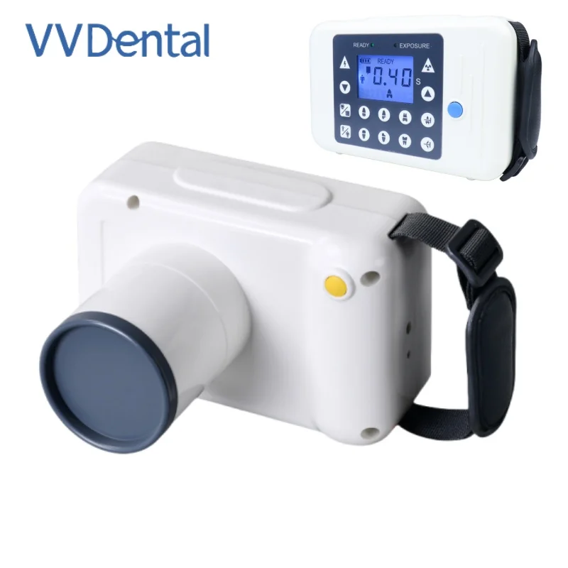 

VVDental Digital Dental X-ray Unit Dentistry X Ray Machine RVG RAYS Sensor with 60KV High Frequency Portable X-Ray Machine Set