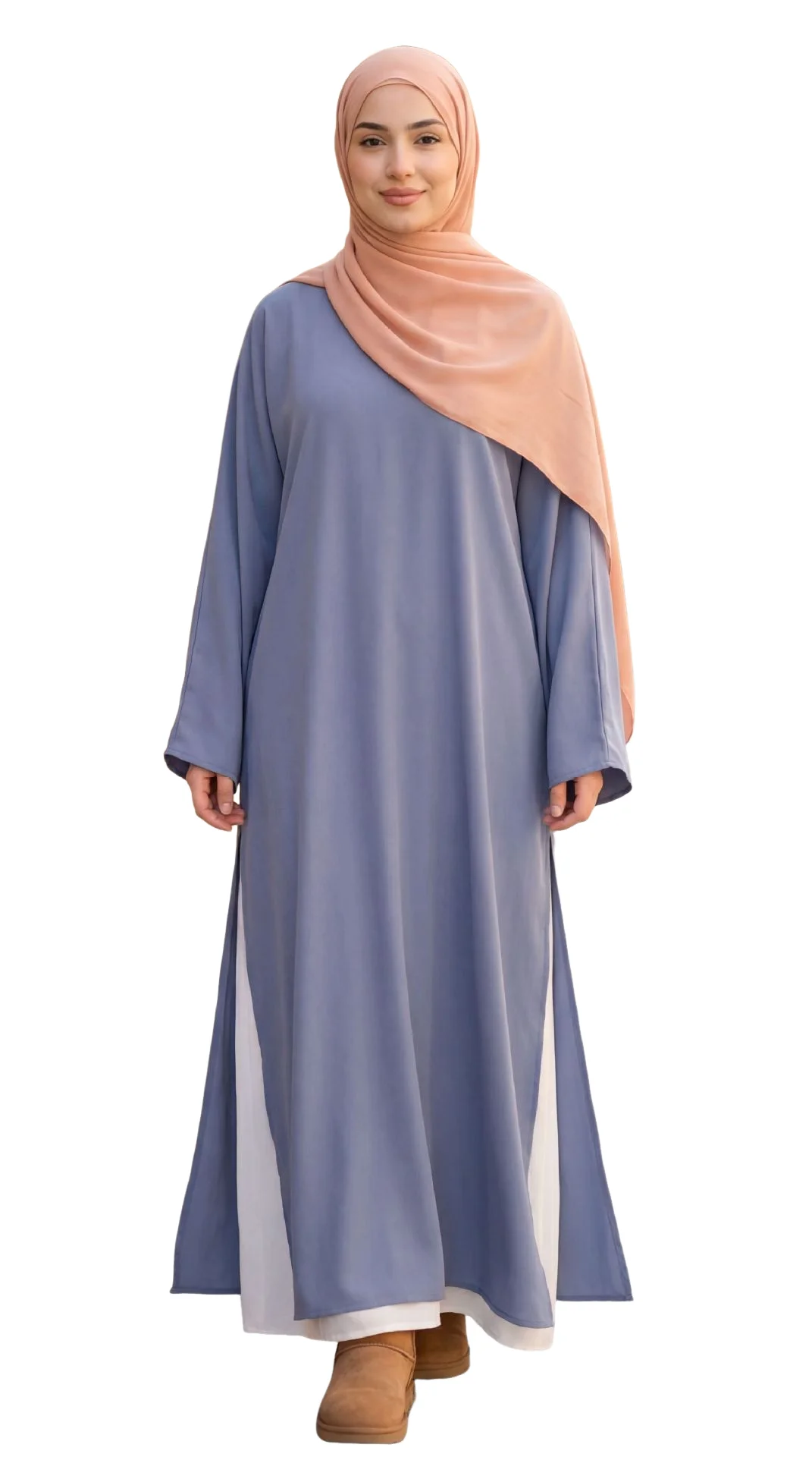 

Eid Ramadan Modest Under Abaya Dubai Women Islamic Clothing Muslim Kaftan Inner Dresses Robe Femme Musulmane Turkey Vestidos