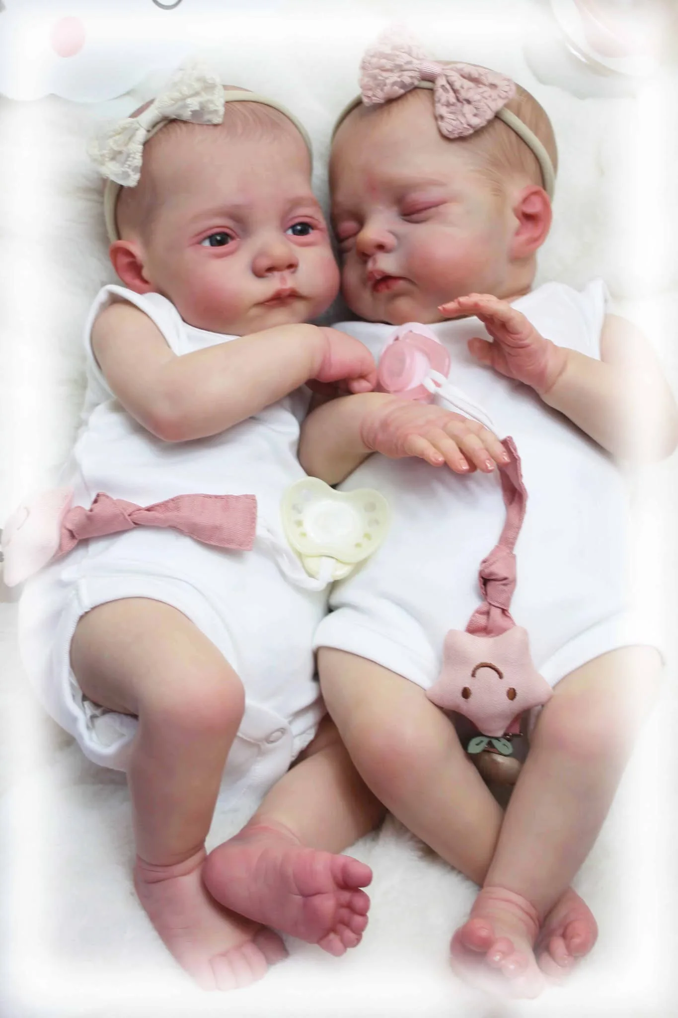 Noa & Maeve Schlafende und wache Zwillings-Reborn-Babypuppe, 45 cm (18 Zoll), 29 S00841228a8f240308931c4c99e193025Y