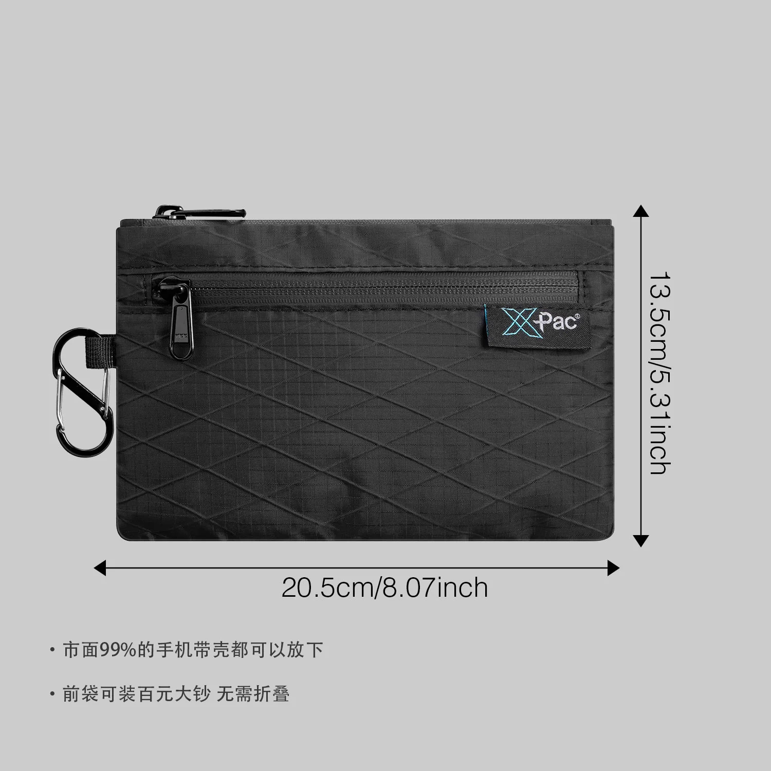 

Waterproof XPAC Lightweight Waist Shoulder Passport Wallet Pouch for Outdoor Travel Gear