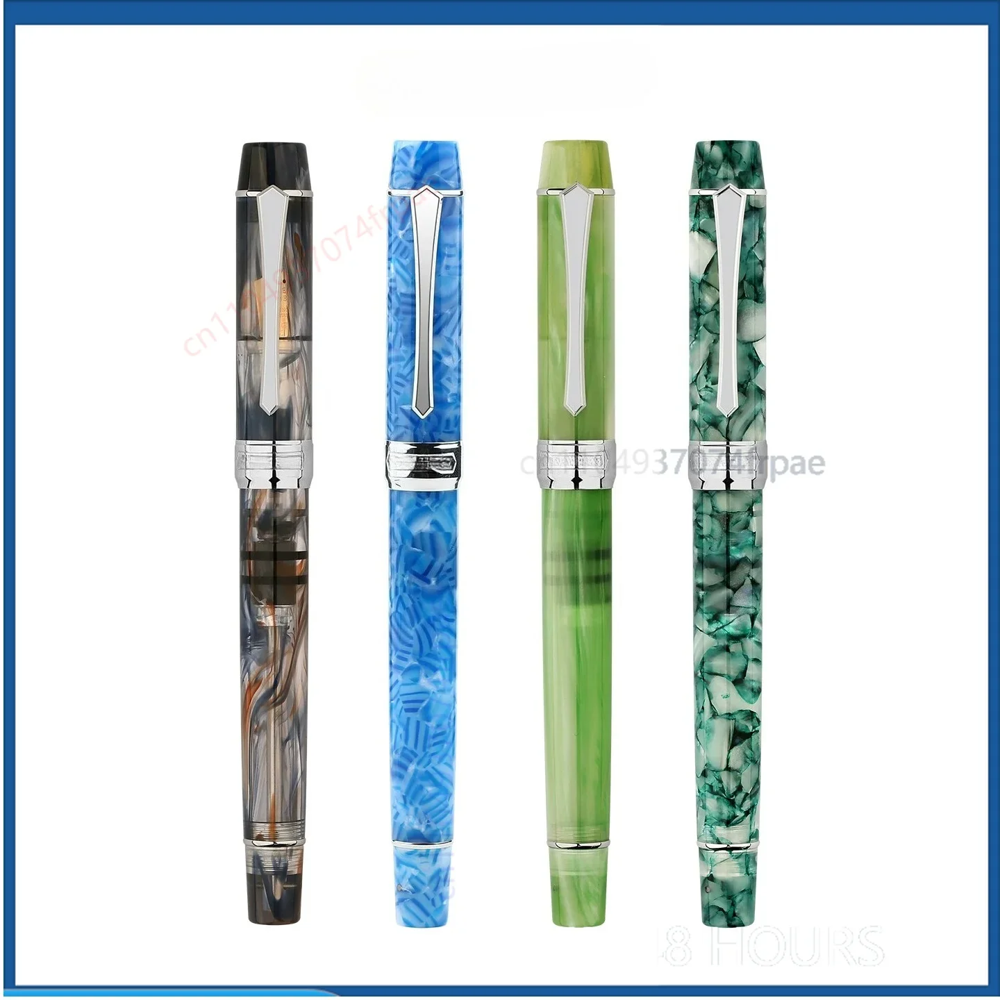 For PENBBS 355 Collectible Fountain Pen Syringe Piston Ink Filling Structure Calligraphy Practice Handwriting Pen