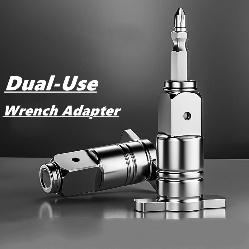 

Multifunctional T-Shaped Electric Impact Wrench Adapter Dual-Use Spanner Shaft Conversion Head Impact Wrench Adapter Accessories