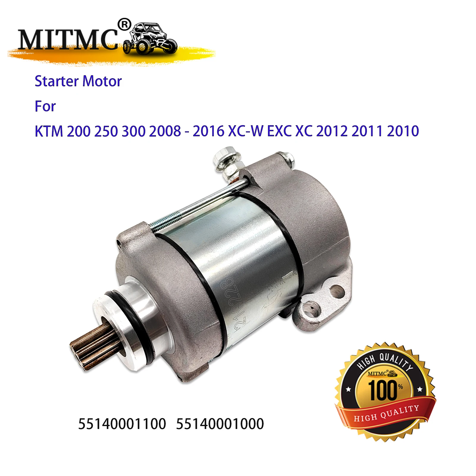 

Стартер MITMC для KTM 200 250 300 2008-2016 XC-W EXC XC 2012 2011 2010 55140001100 55140001000